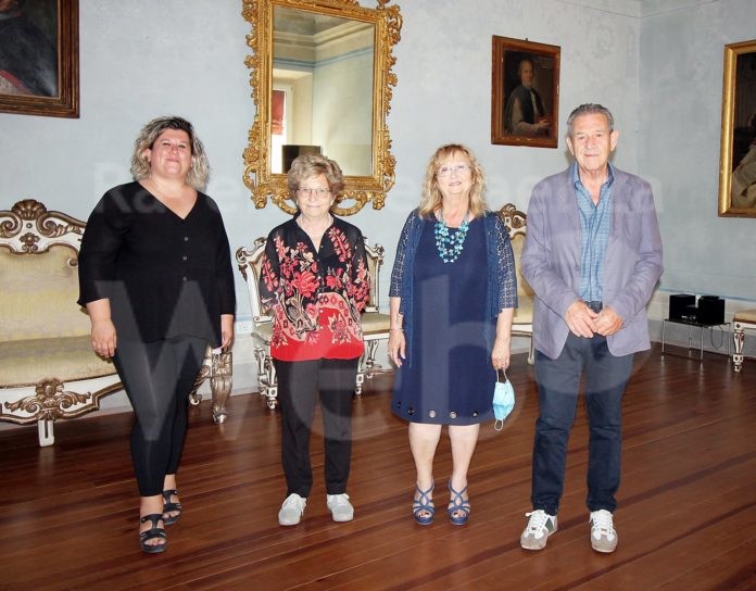 Da sinistra Denise Camorani, Maria Giovanna Ranieri, Angela Gulminelli e Pasquale Montalti