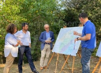 Imola, Riolo Terme, Brisighella: l’Assessore Mammi ha visitato alcuni cantieri dei bacini d’accumulo gestiti dal Consorzio di bonifica