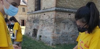 Inaugurazione mosaico per la scuola primaria di Castiglione di Ravenna