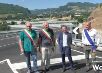Casolana: inaugurato il nuovo viadotto a Isola. Nuovi lavori a Borgo Rivola poi una rotonda all’incrocio con la via Emilia