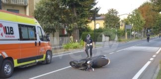 Incidente a Bagnacavallo, motociclista trasportato a Cesena