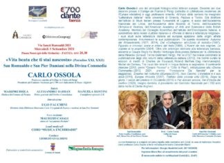 Celebrazioni dantesche: il professor Carlo Ossola, uno dei principali letterati europei, a Faenza