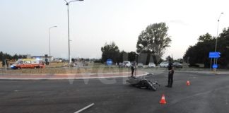 Bagnara motociclista perde il controllo della moto e cade, è grave