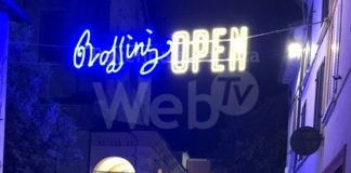 Lugo: accese le luminarie di via Manfredi dedicate a Rossini