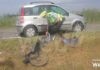 Altro grave incidente in via Dismano, ciclista travolto e trascinato per metri da un auto, e in condizioni gravissime