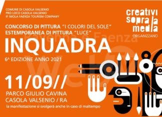 L’11 settembre si terrà la sesta edizione del concorso ed estemporanea di pittura “Inquadra”