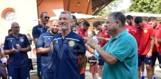 Volley: Circa duecento sostenitori hanno partecipato allo Chalet dei giardini pubblici all’iniziativa #apranzoconlasquadra