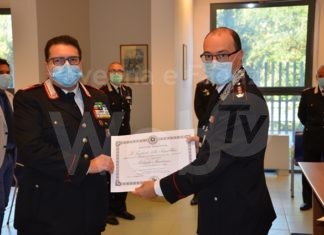 Carabinieri: cerimonia di consegna della Medaglia Mauriziana e delle Medaglie al Merito di Lungo Comando