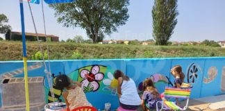 Realizzazione del laboratorio “Un paese per l’Arte”. Muralesestreet art a Fosso Ghiaia