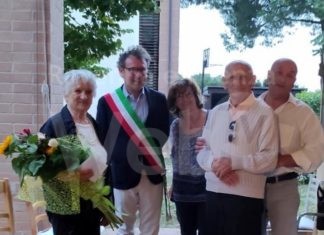 70 anni di matrimonio fra Iolanda e Giulio: gli auguri del sindaco di Faenza