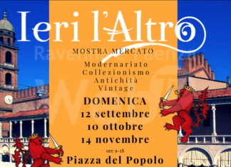 Faenza: torna il 12 settembre la mostra mercato “Ieri l’altro” per la prima volta in Piazza del Popolo