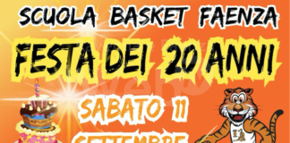 La Nuova Scuola Basket Faenza compie 20 anni di attività: sabato la festa in via Silvio Pellico