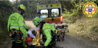 Cade con la mountain bike a Monte Mauro: interviene il Soccorso Alpino