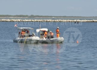 Iniziato il recupero della bomba nel porto di Ravenna