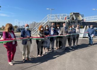 Lavezzola: inaugurato ufficialmente il nuovo depuratore