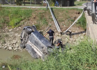 Incidente a Conselice, auto finisce nel canale. Due feriti gravi
