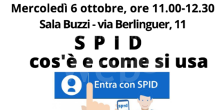SPID cos’è e come si usa: al via mercoledì corsi formativi in sala Buzzi e alla Casa delle Culture