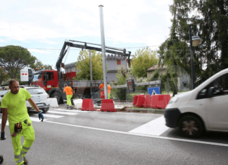Bagnacavallo, nuovo semaforo sulla San Vitale: in corso i lavori