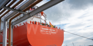 Edison battezza la Ravenna Knutsen: è la nave metaniera che rifornirà l’impianto di Gnl