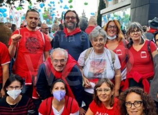 Grande partecipazione di Ravenna alla manifestazione di Cgil, Cisl, Uil a Roma