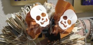 Halloween: nelle vetrine del centro le ghirlande realizzate dai ragazzi con disabilità |VIDEO