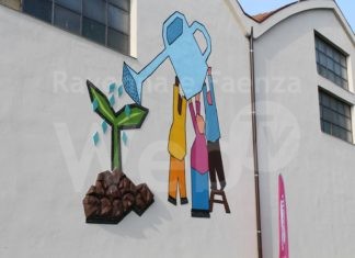 Il murales di Arianna Marchi