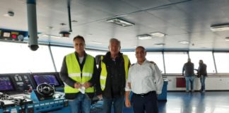 L’Assessore Regionale Andrea Corsini in visita al Terminal Traghetti e Crociere del Porto di Ravenna