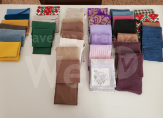 Portami con te, le buste di stoffa delle Magliette gialle in dono a case protette e dormitorio