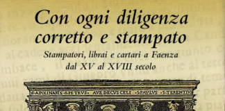 Stampatori, librai e cartari di Faenza dal XV secolo: Paolo Campana presenta il suo libro a Bottega Bertaccini