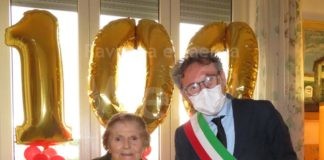 Gli auguri del sindaco Isola per i cento anni di Stella Minardi