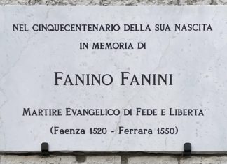 Una serata dedicata a Fanino Fanini, evangelico faentino morto per la sua fede