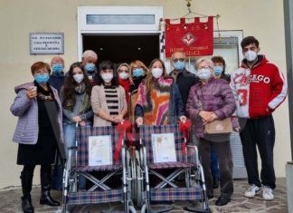 Asp dei Comuni della Bassa Romagna: Dall’Avis di Conselice due carrozzine per gli ospiti della Jus Pascendi