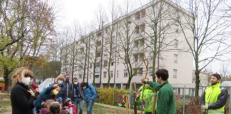 Festa degli Alberi alle scuole materne Panda e Gulli: messe a dimora nuove piante