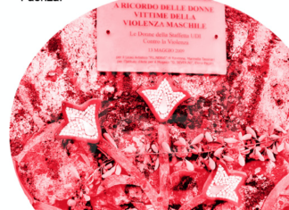 Un giglio in memoria di Ilenia Fabbri in piazza Rampi