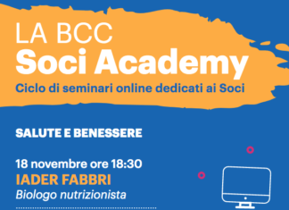 Al via LA BCC Soci Academy: a novembre i primi appuntamenti su alimentazione e su sport e salute