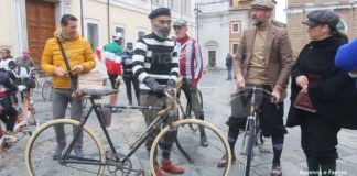 Partita questa mattina la Ciclostorica dantesca da piazza del Popolo | VIDEO