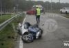 Cà Bosco: scooterista “centrato” da un’auto è stato sbalzato nel canale. Trasportato al Bufalini | VIDEO