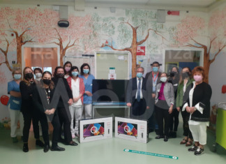 Donati 3 televisori dalle Consorti del Rotary Club di Faenza alla Pediatria dell’Ospedale di Faenza.