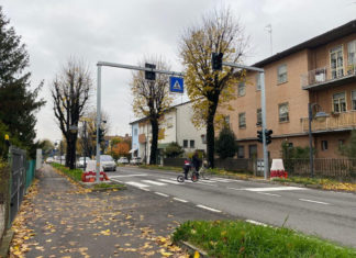 Bagnacavallo: Attivato oggi il nuovo semaforo per attraversamento pedonale sulla San Vitale