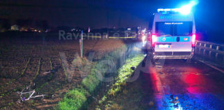 Grave incidente in tarda serata sulla Dismano travolto un ciclista, gravi le sue condizioni