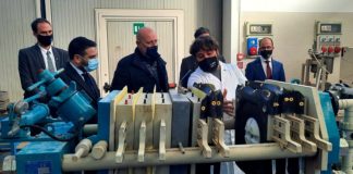 Bonaccini a Lugo in visita alla Diemme Filtration e alla Icel