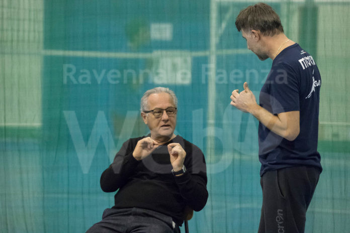 Julio Velasco con Valerio Minguzzi