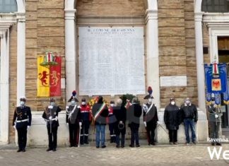 In Piazza del Popolo celebrato il 77° anniversario della Liberazione di Ravenna | VIDEO
