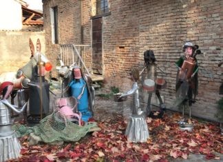 Massa Lombarda: inaugurazione presepe artistico in via Vittorio Veneto