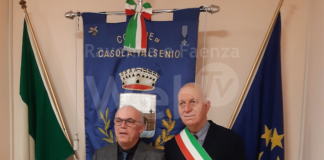 Attestato di benemerenza al professor Daniele Faziani conferito dal consiglio comunale di Casola Valsenio