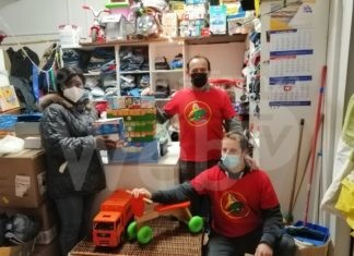 I colleghi di Grisù donano mascherine e alimenti all’associazione Terzo Mondo