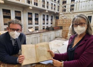 Restaurato il Somnium Scipionis libellus: serata in biblioteca dedicata all’antico manoscritto di Cicerone