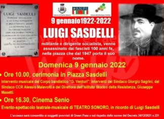 100° anniversario dell’assassinio di Luigi Sasdelli: il ricordo di Casola Valsenio