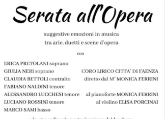 “Serata all’Opera”, il nuovo spettacolo dell’Associazione Lirica Manfreda in scena il 12 febbraio