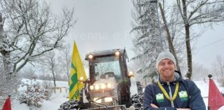 Neve: in campo anche i trattori degli imprenditori di Coldiretti